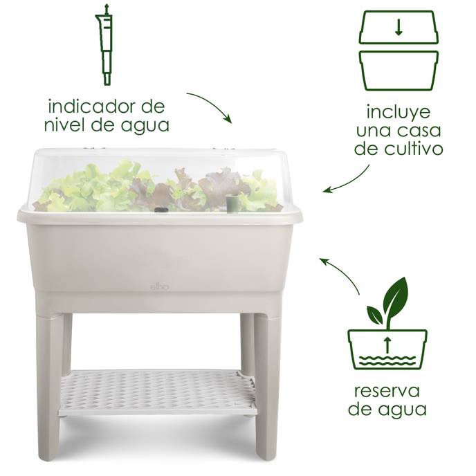 noa grow table warm grey